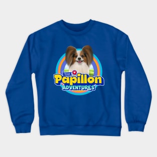 Papillon dog Crewneck Sweatshirt